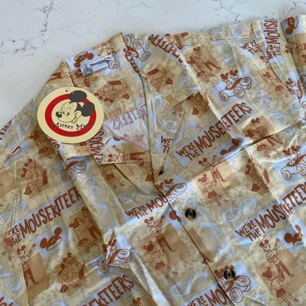 NWT Disneyland camp shirt we're   the Mouseketeer's‎ Kevin Kidney Jody XL